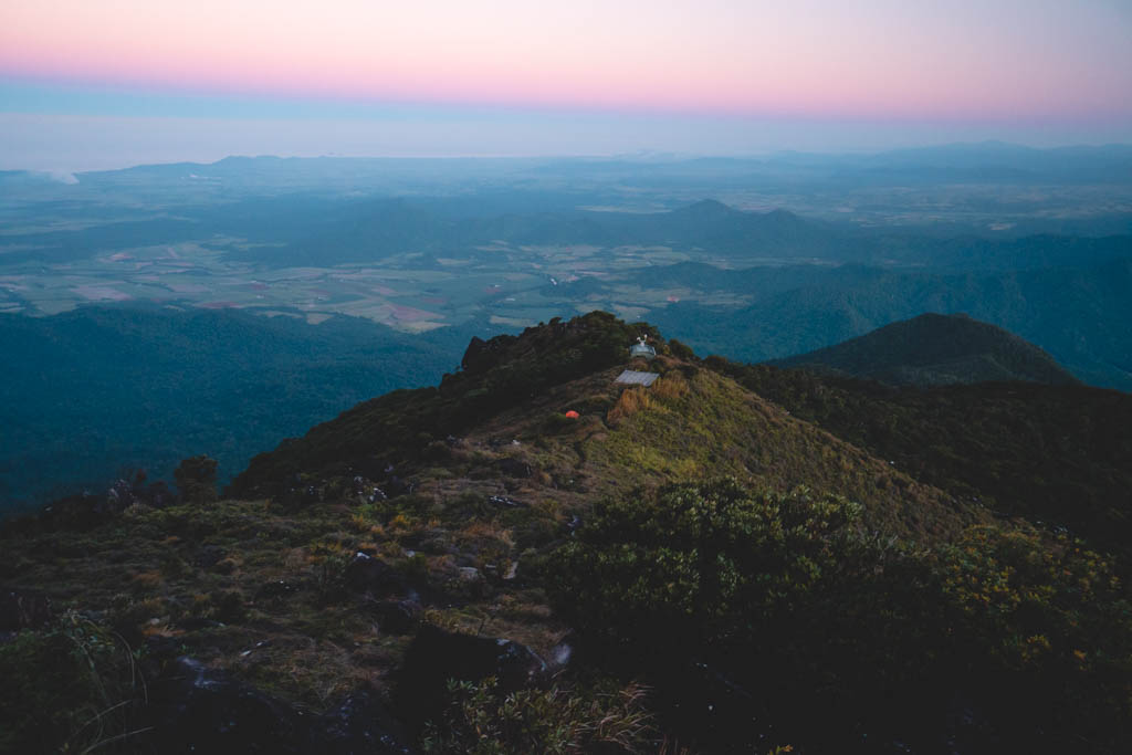 MOUNT BARTLE FRERE CAMPGROUND, BARTLE FRERE EASTERN SUMMIT CAMP TENT