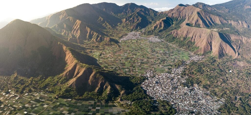 Pergasingan hill and view of sembalun, lombok