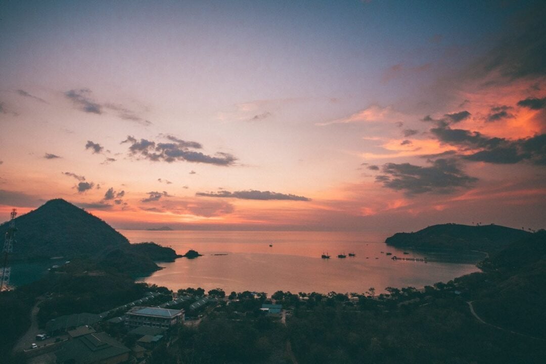 Labuan Bajo Long Beach view from hill