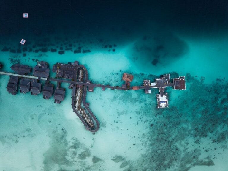 MABUL ISLAND DRONE, SABAH BORNEO