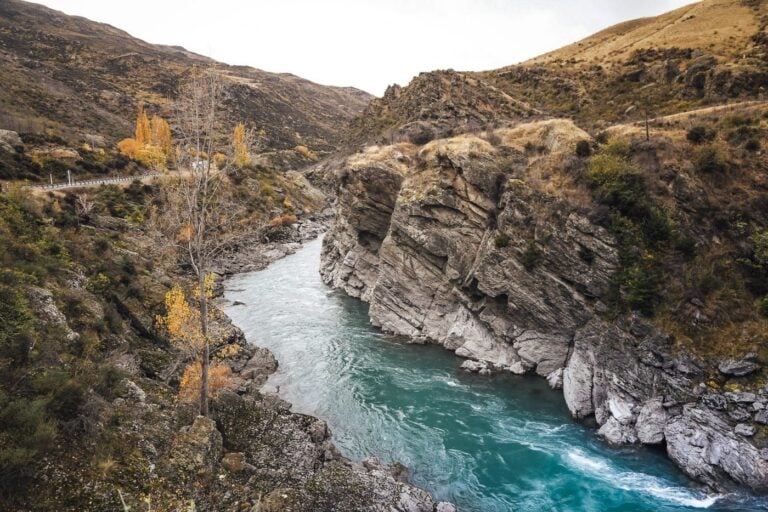 KAWARAU GORGE, ROARING MEG FROM QUEENSTOWN