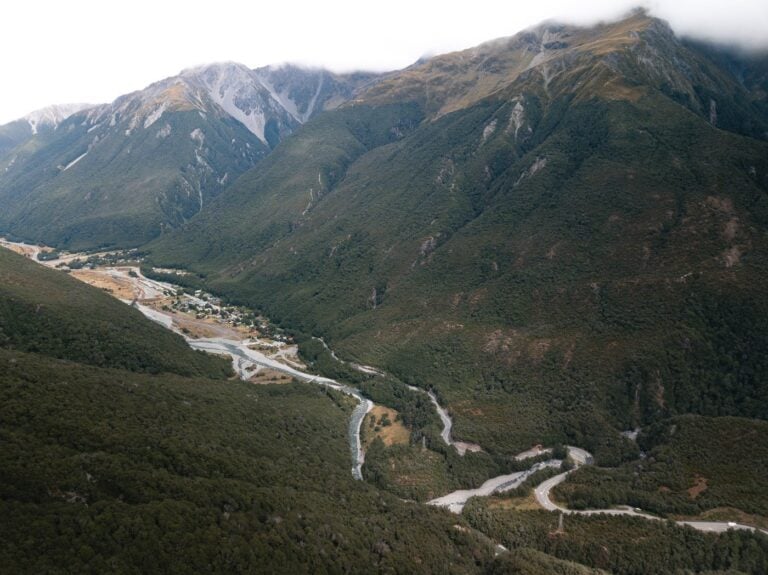 ARTHUR'S PASS AERIAL