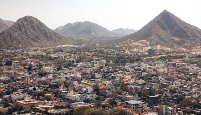 PUSHKAR VIEWPOINT FROM PAP MOCHANI TEMPLE