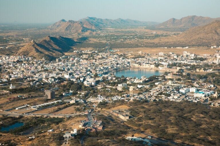 PUSHKAR VIEW FROM RATNAGIRI HILL