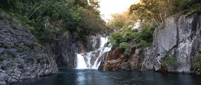 CLAMSHELL FALLS, BEHANA GORGE WATERFALL HIKE, CAIRNS