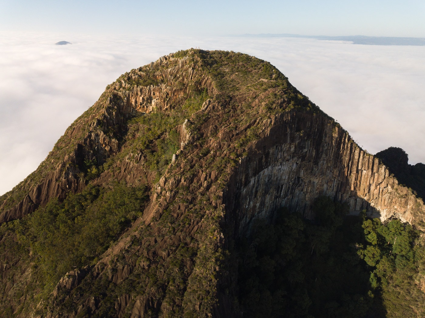 Mount Beerwah Climb Summit Hike in the Glass House Mountains We