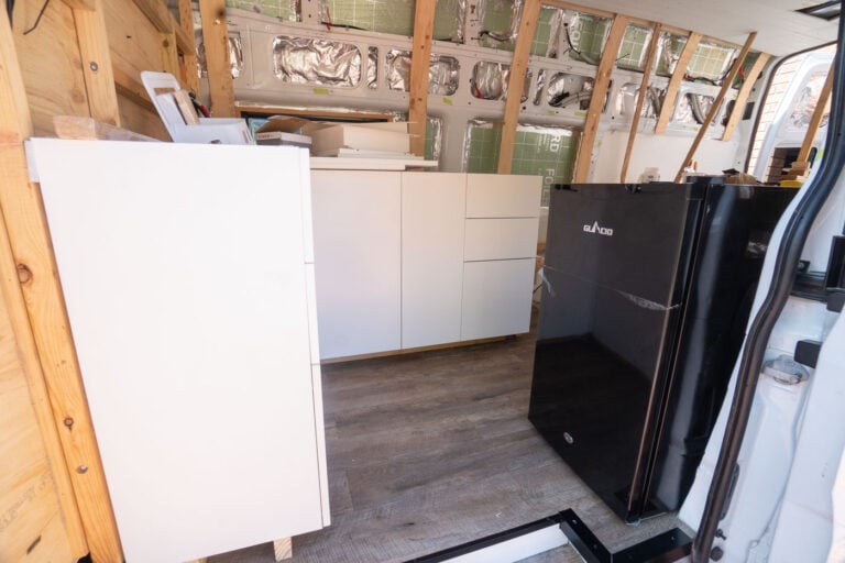 USING IKEA CABINETS IN A DIY VAN CONVERSION