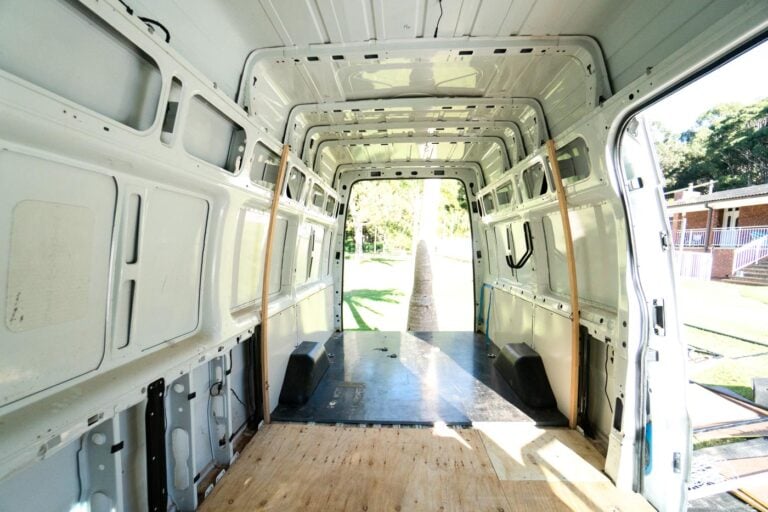 EMPTY VAN BEFORE CONVERSION