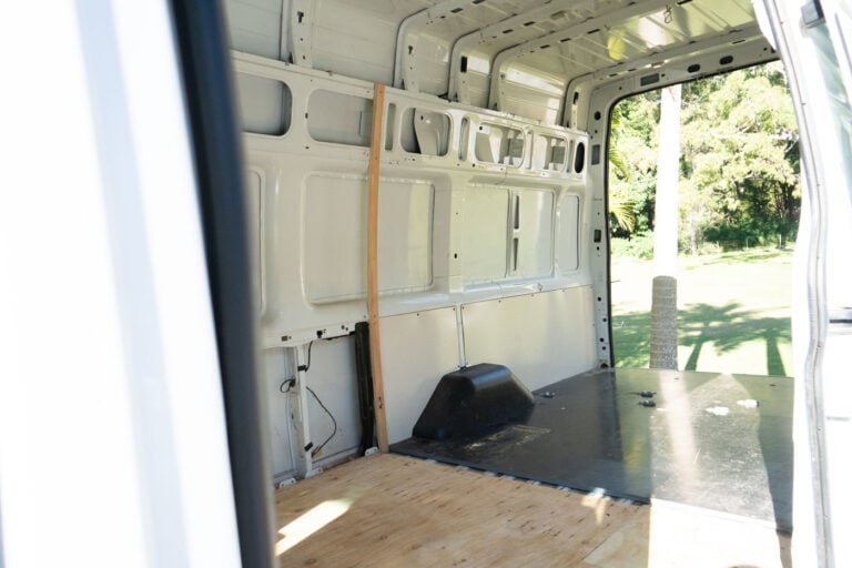 EMPTY VAN BEFORE CONVERSION