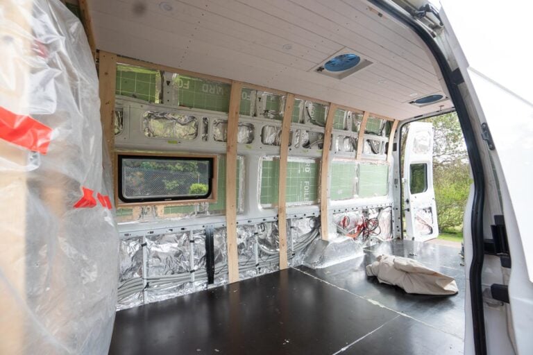 MOUNTING FURRING STRIPS ON A DIY VAN CONVERSION