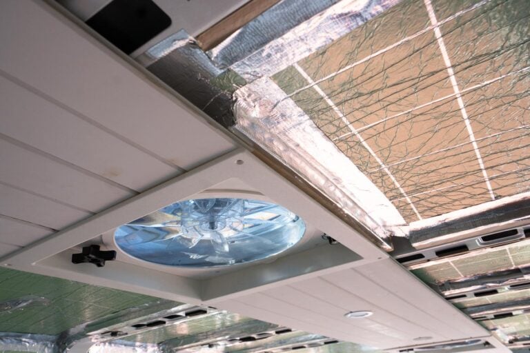 INSTALLING VAN ROOF SHEETING BOARDS WITH TONGUE-AND-GROOVE V-GROOVE PANELS