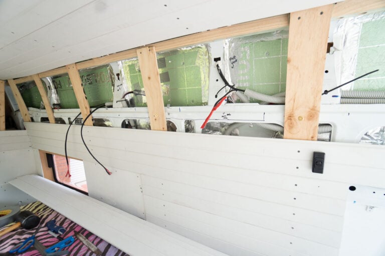 SHEETING OUR VAN WITH V-GROOVE