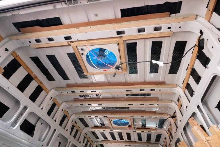 PREPARING VAN INSULATION