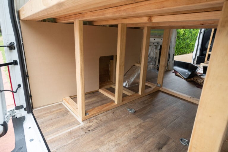 DIY VAN CONVERSION GARAGE