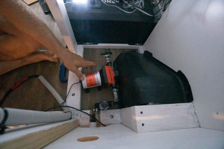 INSTALLING A 12V PUMP IN OUR DIY VAN CONVERSION