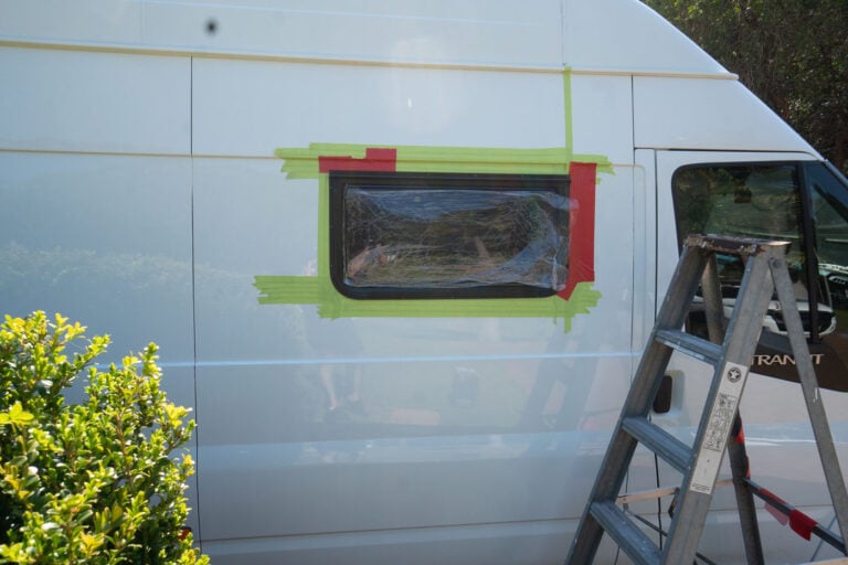 WINDOW INSTALL IN A DIY CAMPERVAN
