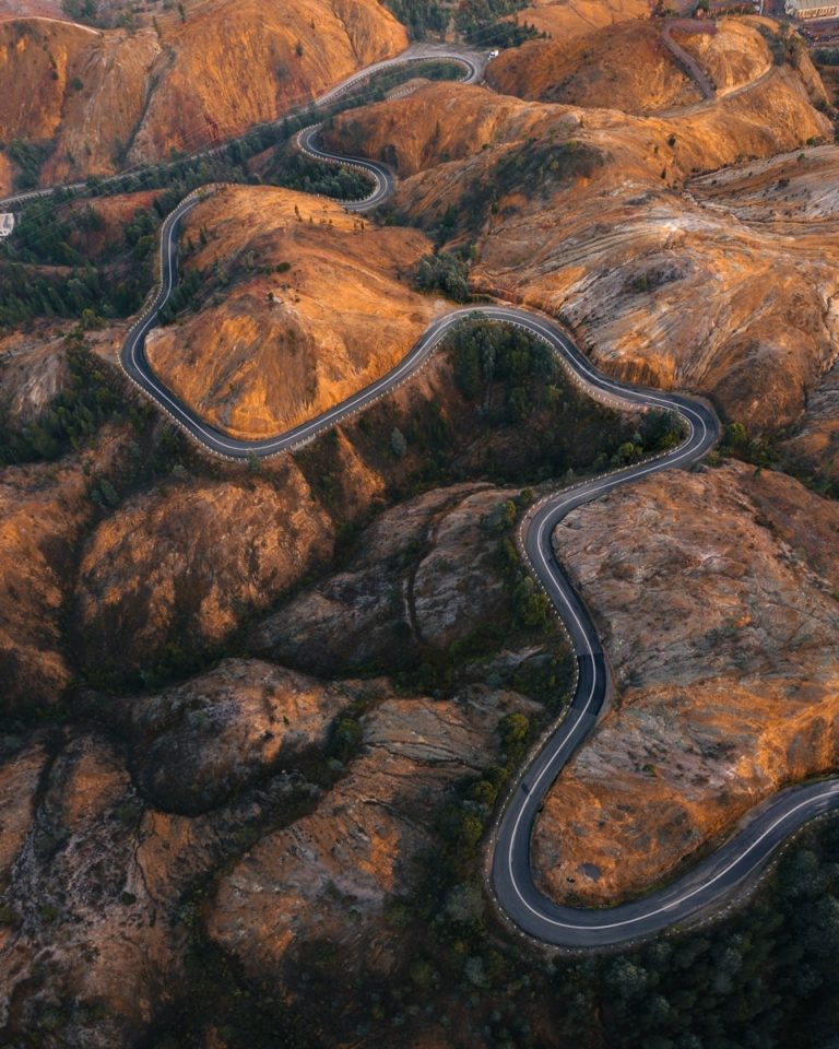 Visiting the Iron Blow Lookout Near Gormanston, Tasmania