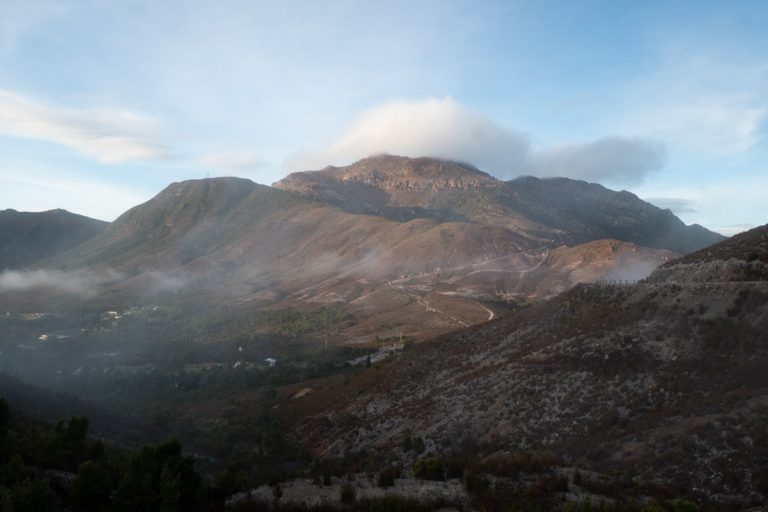 Visiting the Iron Blow Lookout Near Gormanston, Tasmania