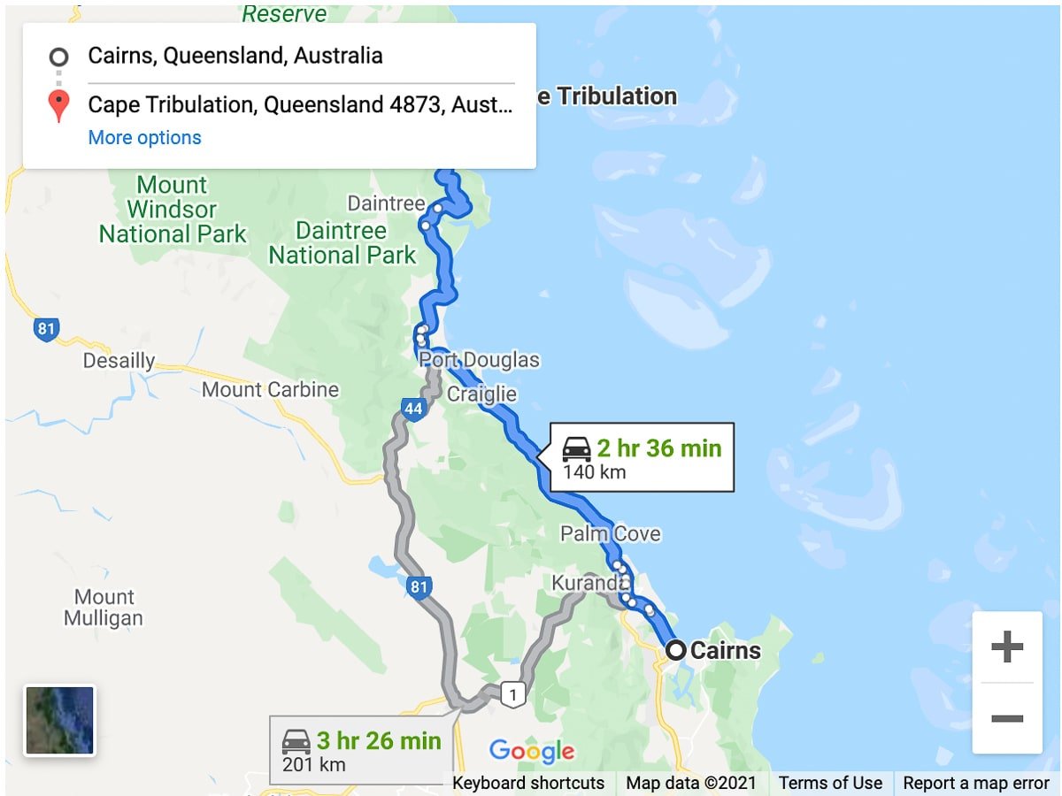 Cairns to Cape Tribulation A Guide to The Great Barrier Reef Drive