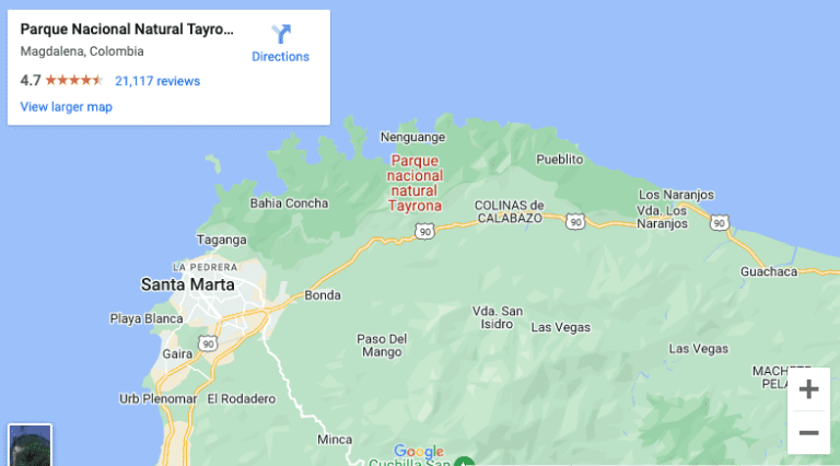 Santa Marta Airport To Tayrona National Park www.weseektravel.com