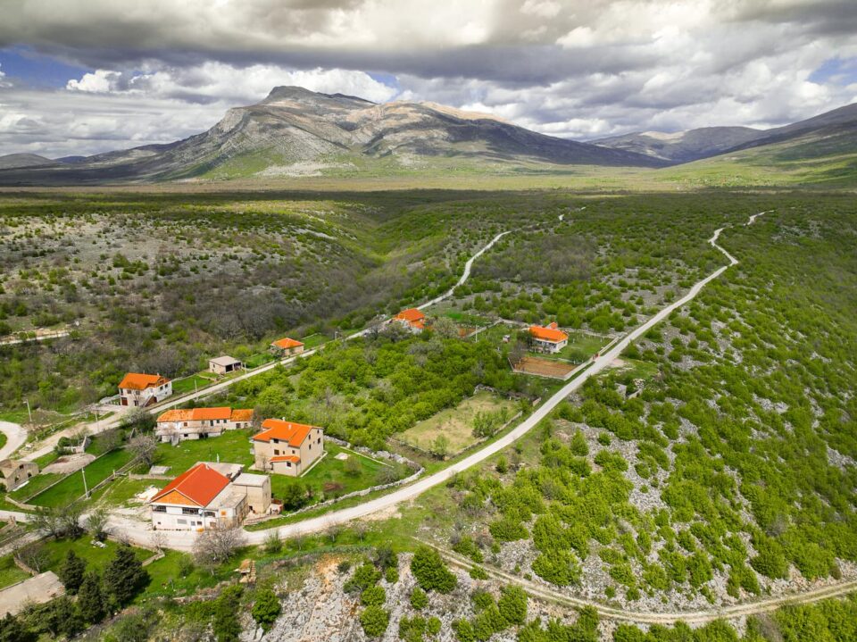 Setina Spring Cetina River Spring (Eye of the Earth) in Croatia