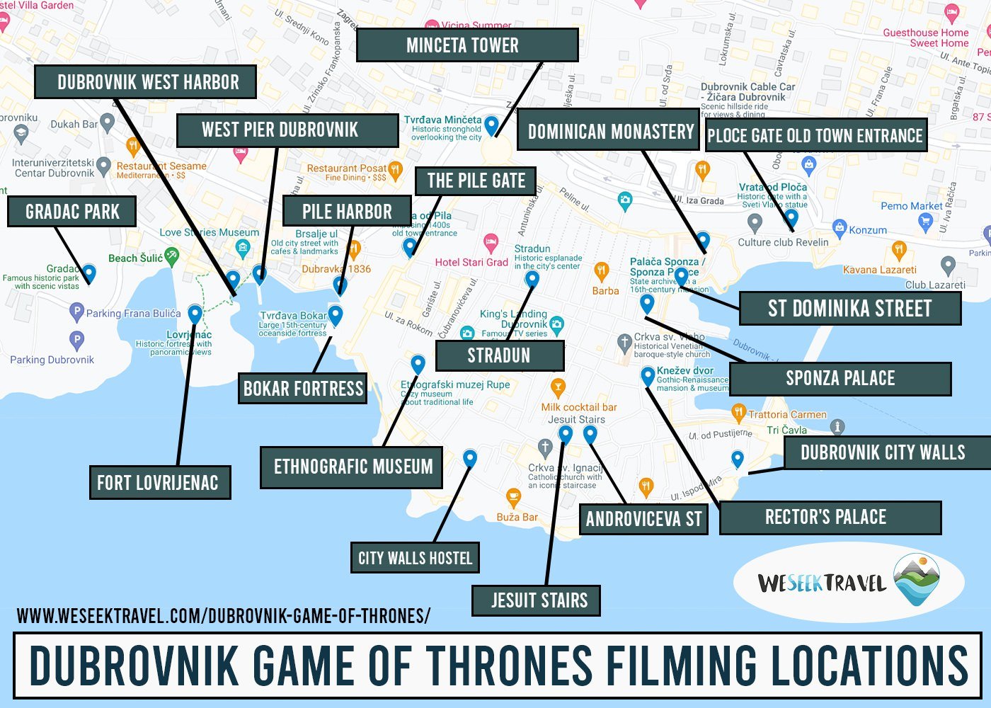 21 Dubrovnik Game of Thrones Filming Locations (Croatia) We Seek