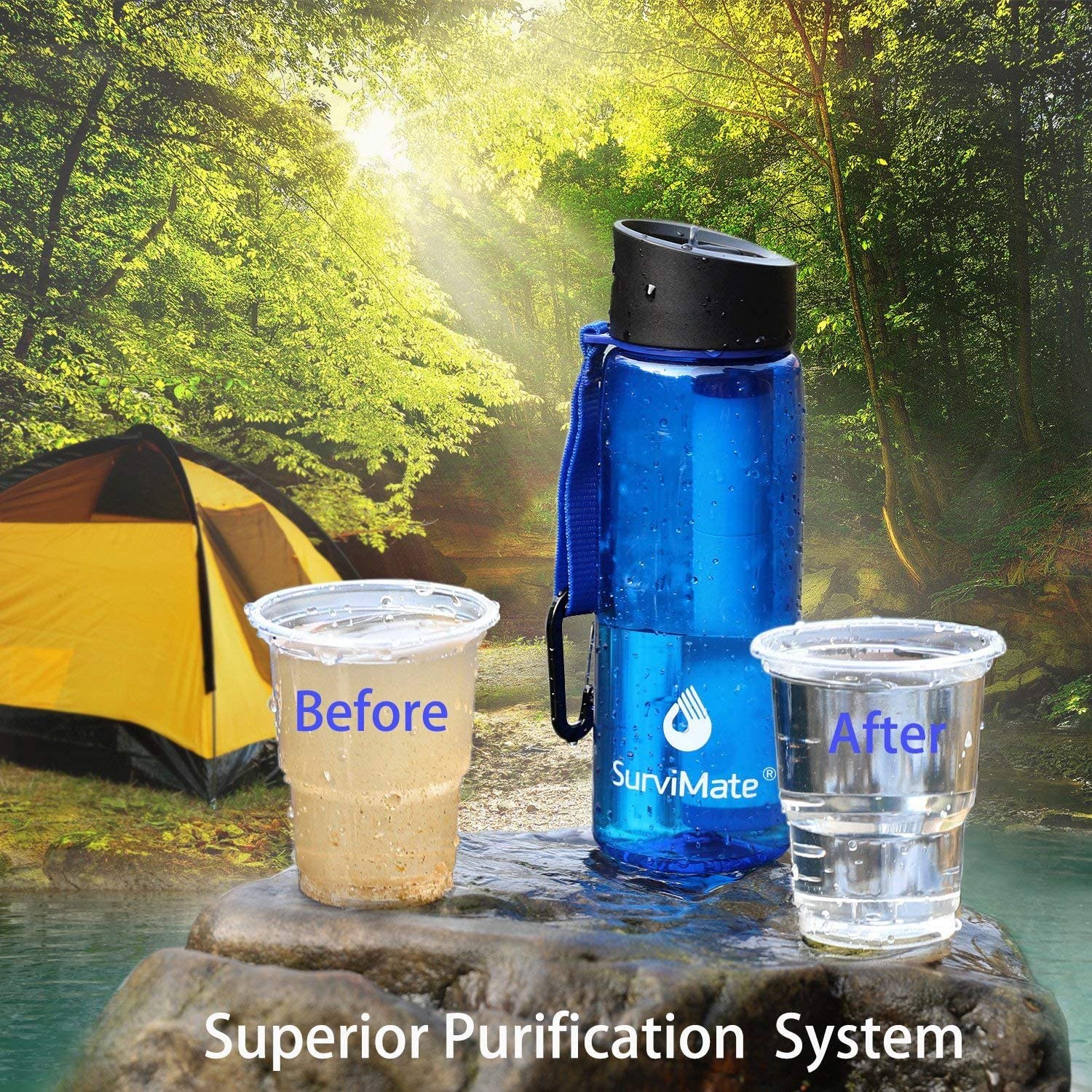 Finding the Best Water Filter Bottle For Travel, Hiking, & Backpacking