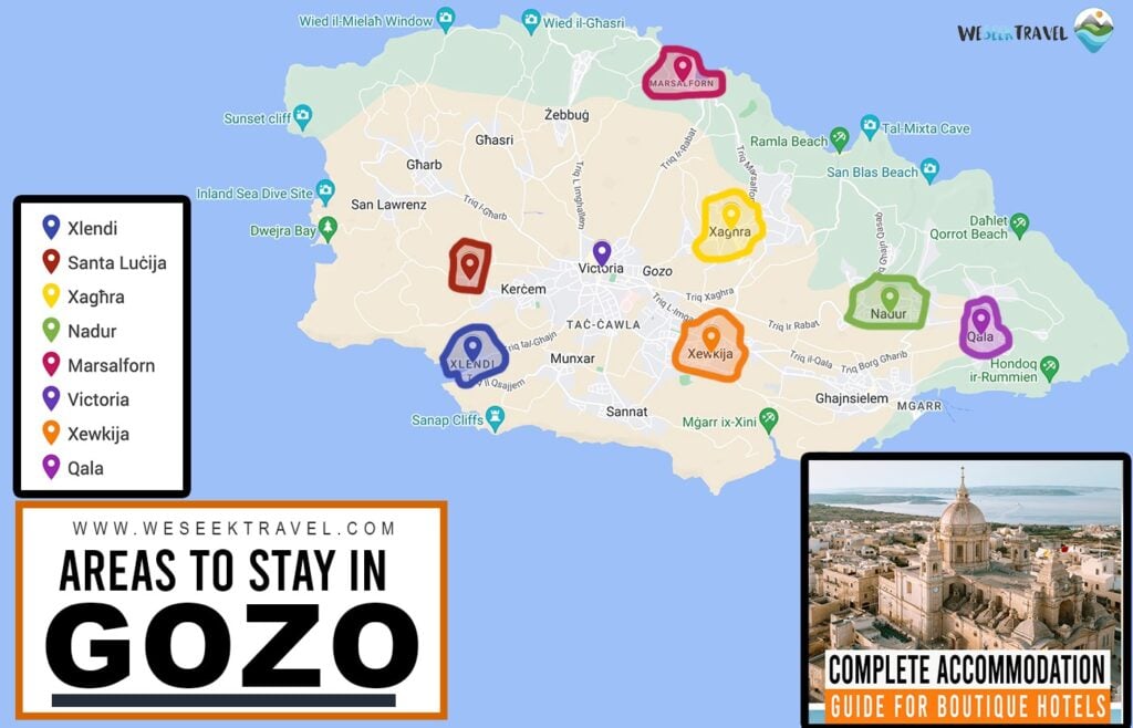 Where To Stay In Gozo: 10 Amazing Boutique Hotels The best areas to stay in gozo, malta