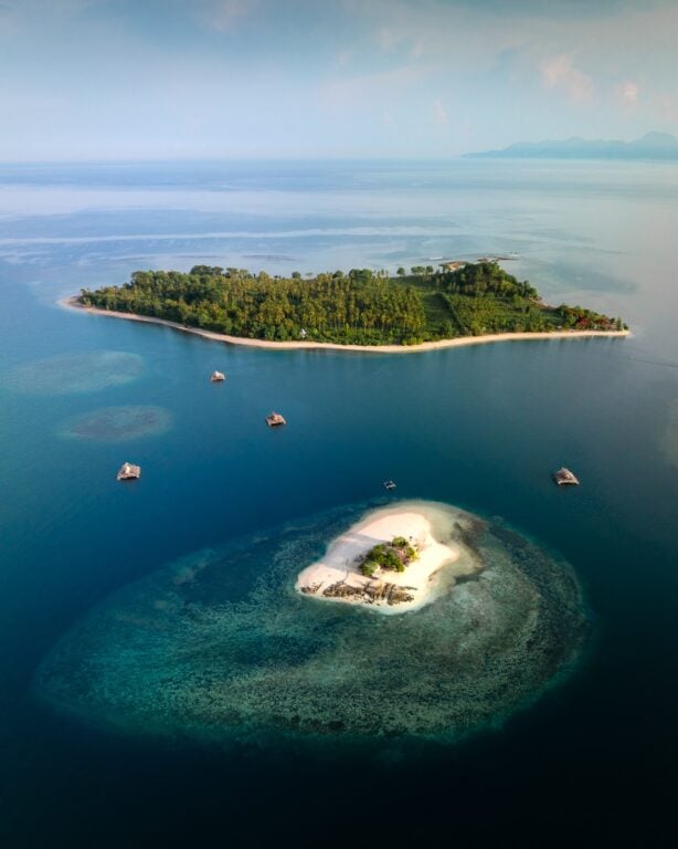 How To Visit &Amp; Camp On Gili Kedis Island In Lombok Gili kedis island aerial view