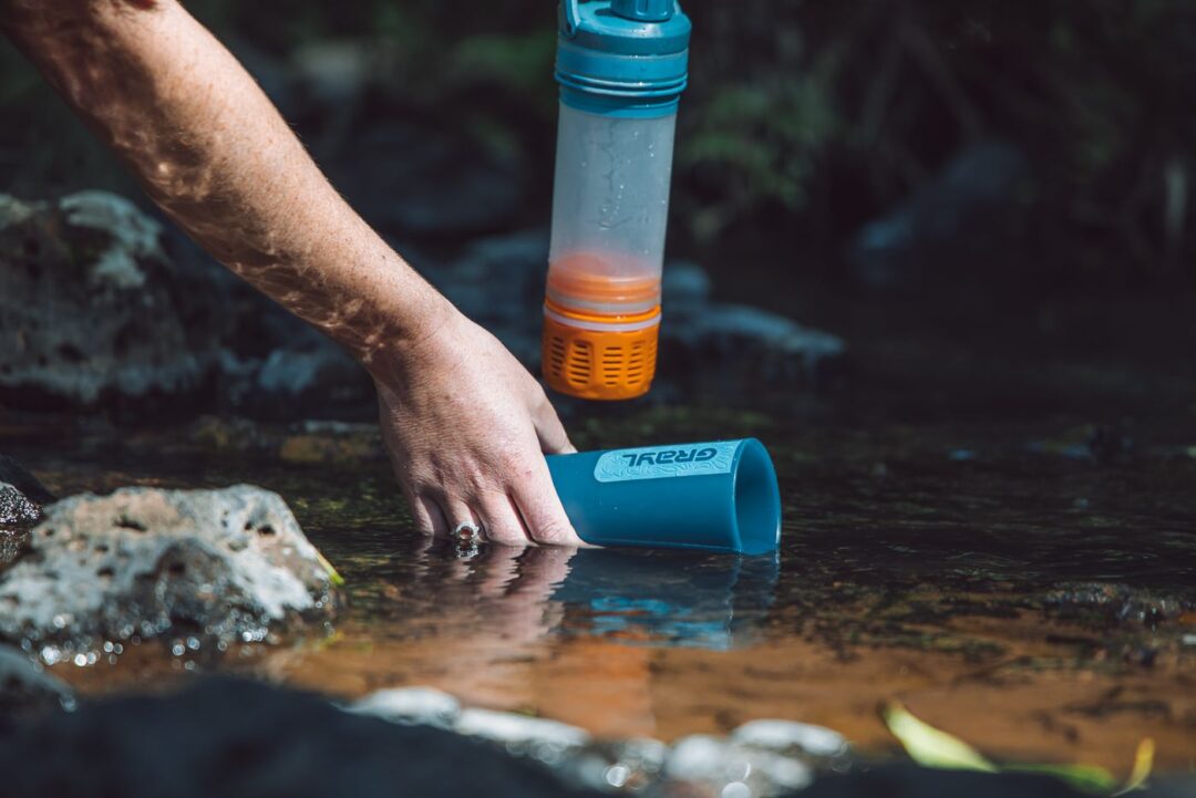 Système de filtration Grayl Bouteille purificateur GeoPress™ Oasis Green