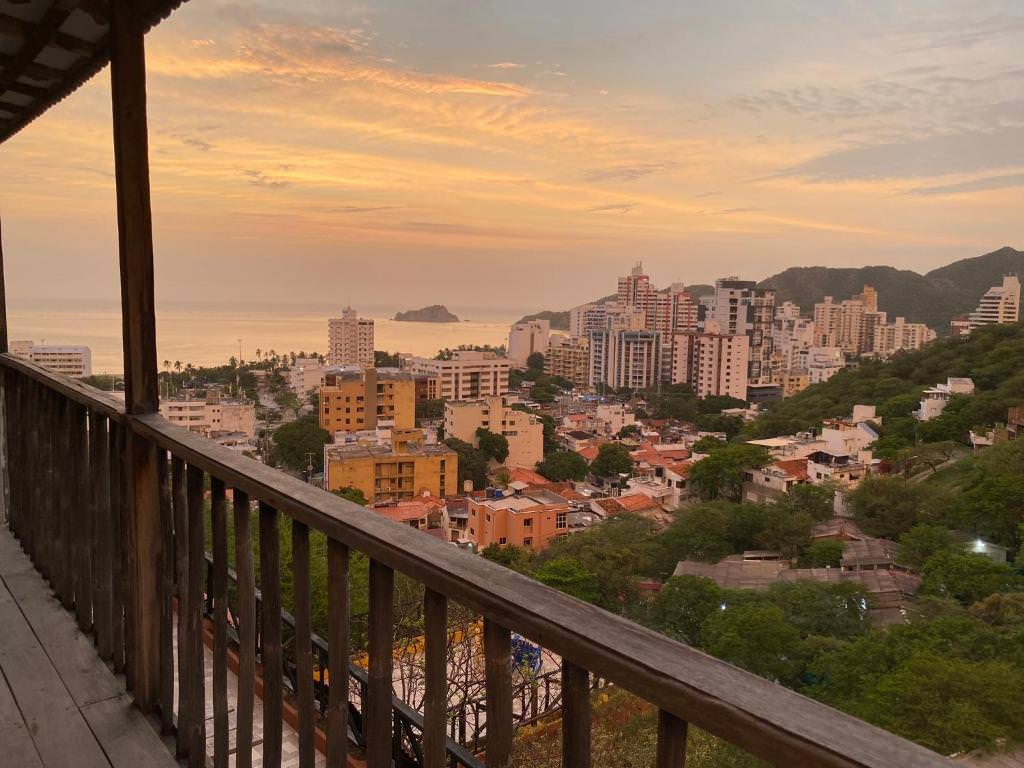 Sunset view from Akela Gaira Hotel 