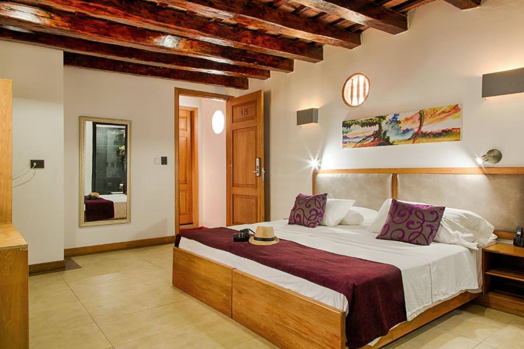 Bedroom suite at the Hotel Boutique Casa Carolina