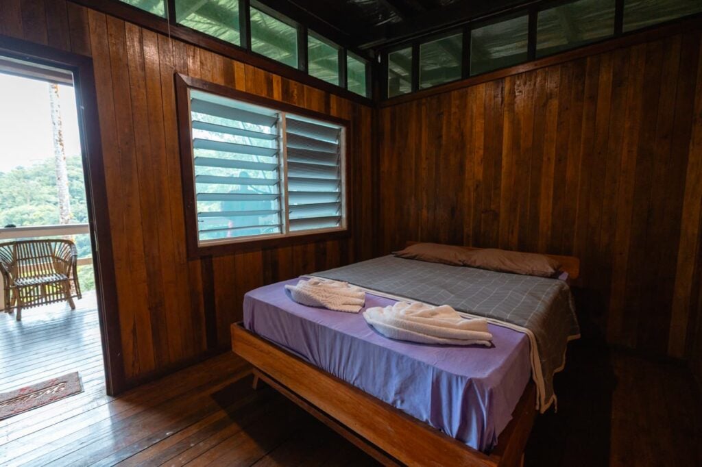 Imbu Rano Lodge: My Experience On Kolombangara Island Bed at imbu rano lodge
