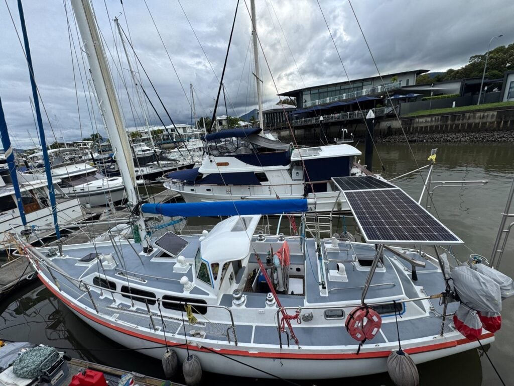 About Olly Gaspar &Amp; We Seek Travel Tobyrruf sailing boat with new paint