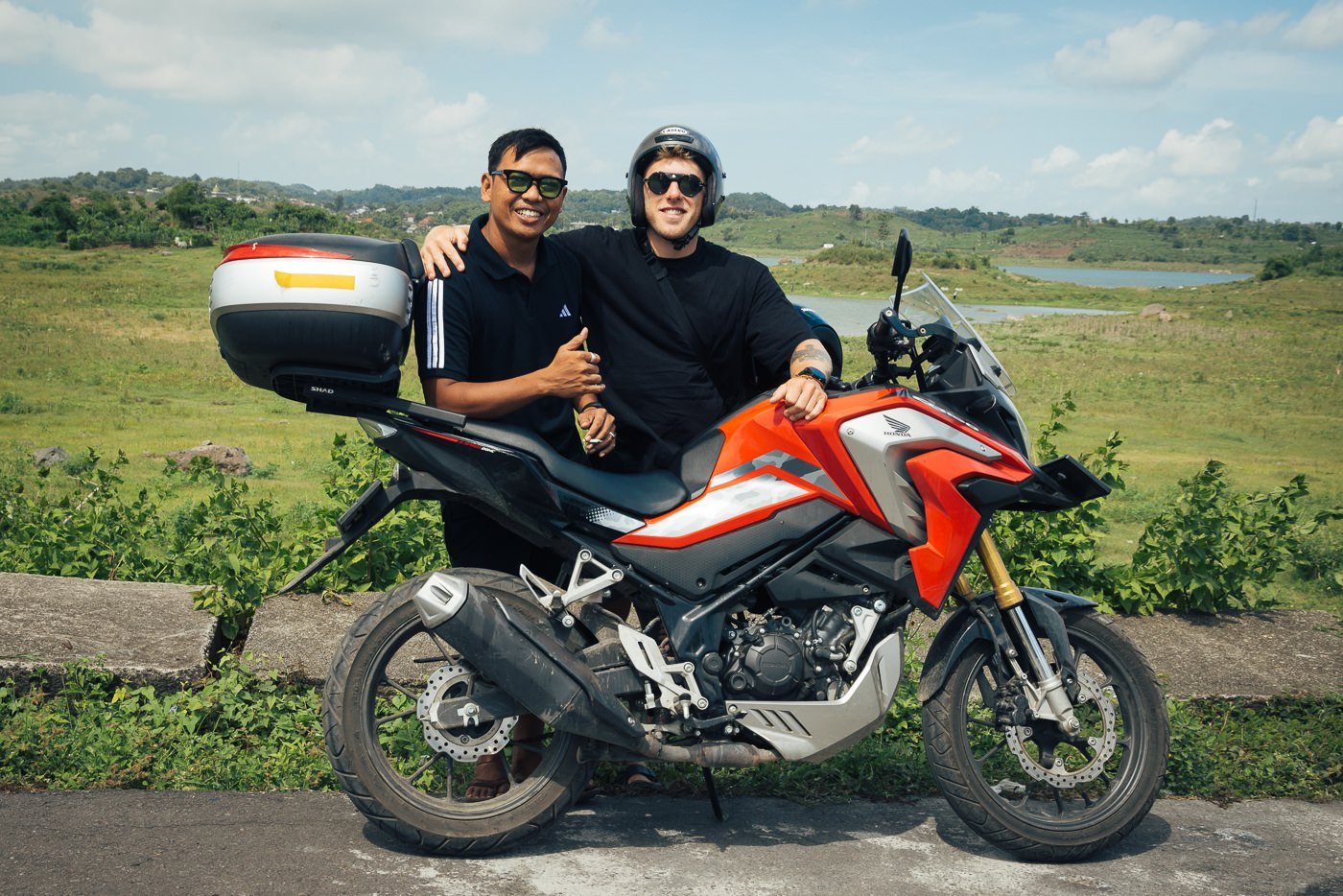 Olly and Dayat from the Lombok Loop