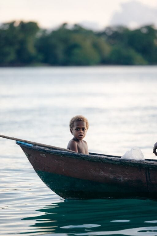 Local kid in Solomon Islands