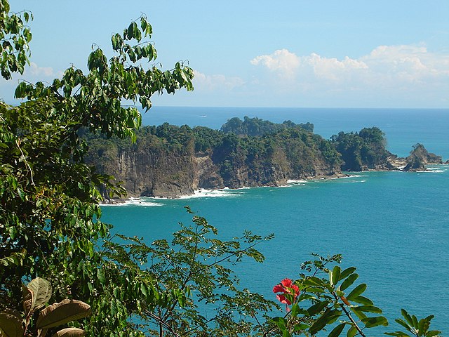 Coastline with cliffs and jungle