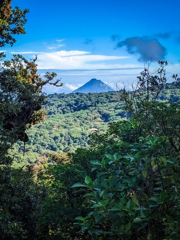 Arenal Volcano from cable car