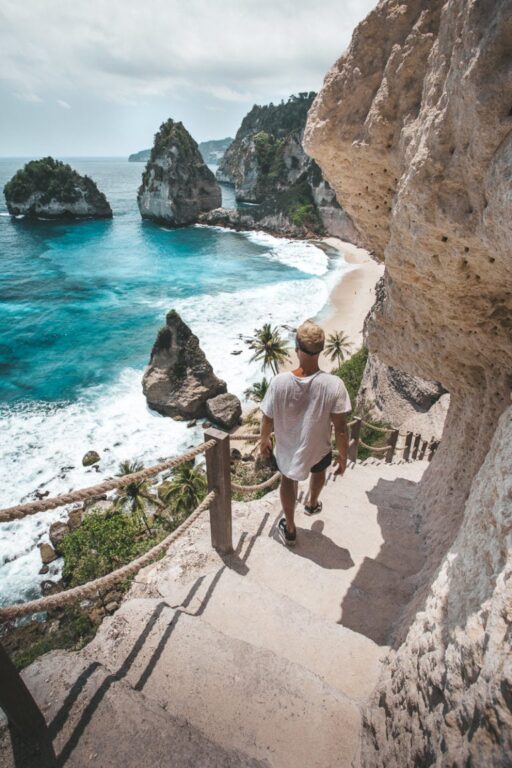 Diamond Beach staircase