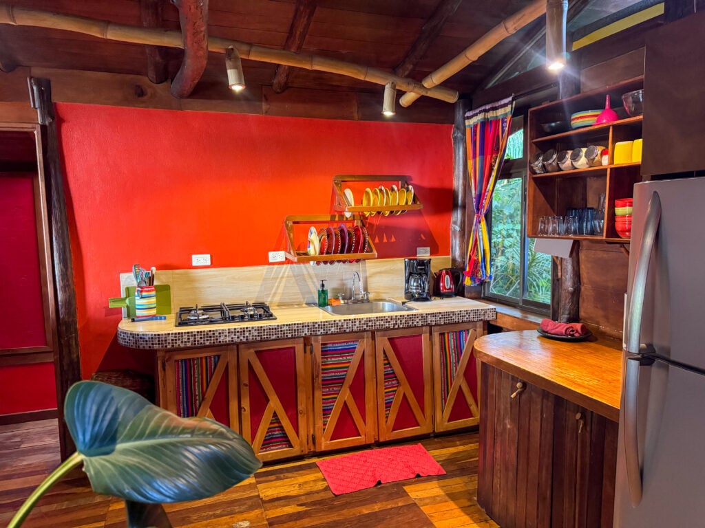 Bright and colorful ktichen at El Sol Monteverde