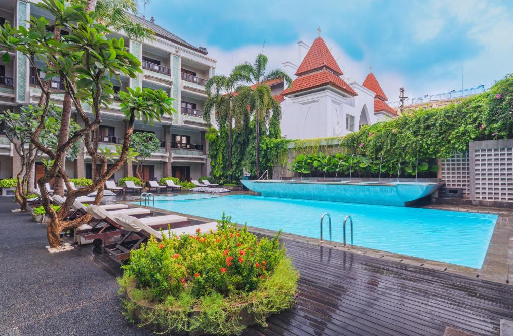 Pool at vira bali boutique hotel in bali