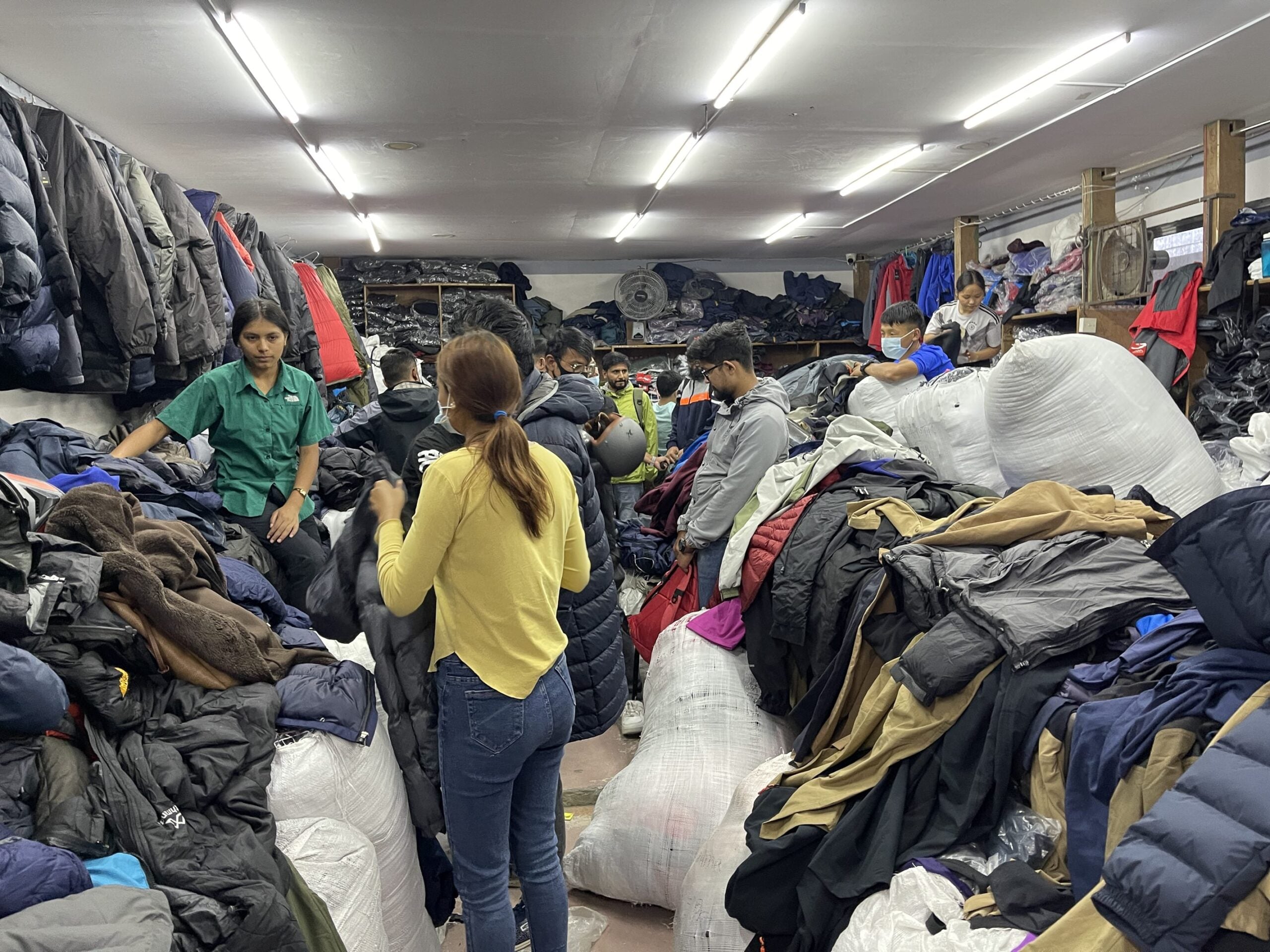 A Trekker'S Guide To Thamel In Kathmandu Fake trekking gear in kathmandu